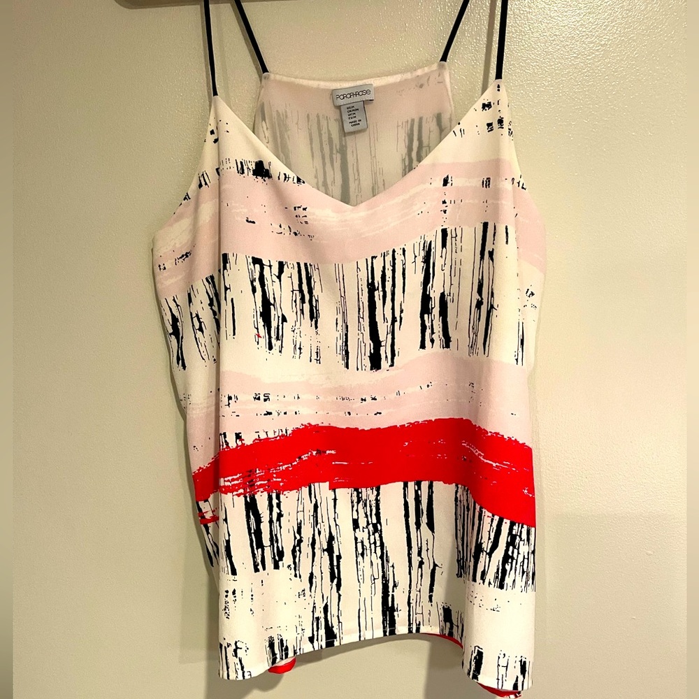 Porophrose Lined Tank Top Size M